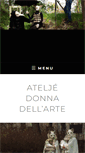 Mobile Screenshot of donnadellarte.se