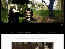 Tablet Screenshot of donnadellarte.se